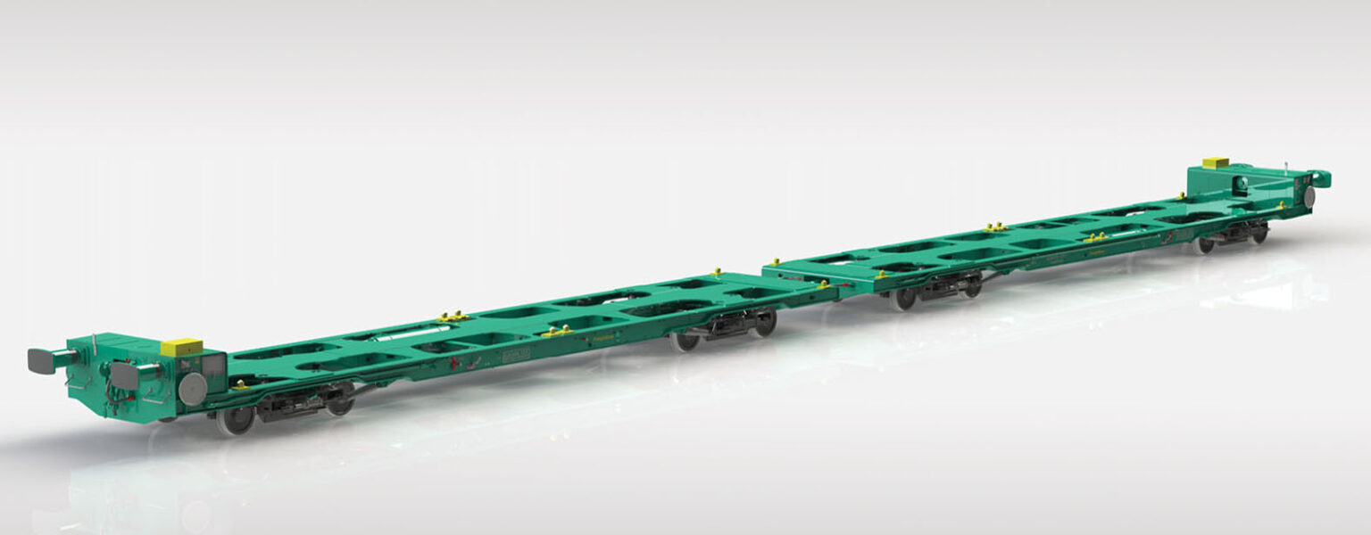 Sgnss Sgnss 60´| 4-axle intermodal wagon – Greenbrier Europe